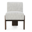 Chelsea Upholstered/Wood Dining Chair Pixel Ivory