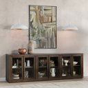Bradley Oak Wood Cabinet