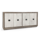 Denver Reclaimed Pine Cabinet Distressed Gray/Weathered Chalk