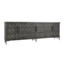 Willmark Reclaimed Pine Cabinet Timeworn Black