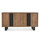 Danica Reclaimed Oak Buffet Cafe Brown