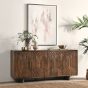 Holmes Mango Wood Buffet Artisan Brown