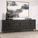 Willmark Reclaimed Pine Cabinet Timeworn Black