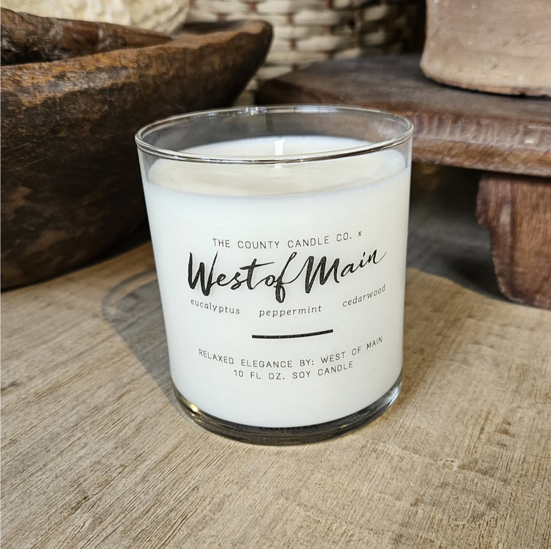 Relaxed Elegance by: West of Main x The County Candle Co.