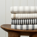 Pinstripe Hammam Bath Towel Stone