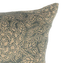 Sicily Teal on Natural Pillow