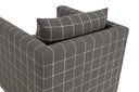 Siena Plinth Base Swivel Club Chair | Performance Windowpane Steel