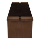 Merritt Outdoor Bench Dark Brown