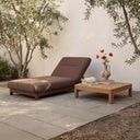 Enzo Outdoor Adjustable Lounge Chair Brown