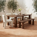 Marina Outdoor Bench Brown