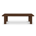 Esmond Outdoor Dining Bench Brown