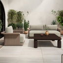 Barclay Outdoor Side Table Brown