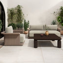 Barclay Outdoor Coffee Table Brown