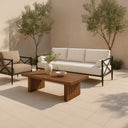 Denby Outdoor Coffee Table Brown