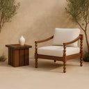Denby Outdoor Side Table Brown