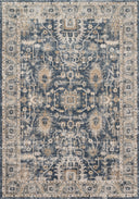 Loloi II | Teagan Collection | Denim / Pebble | TEA-03