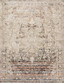 Loloi | Theia Collection | Taupe / Brick | THE-05