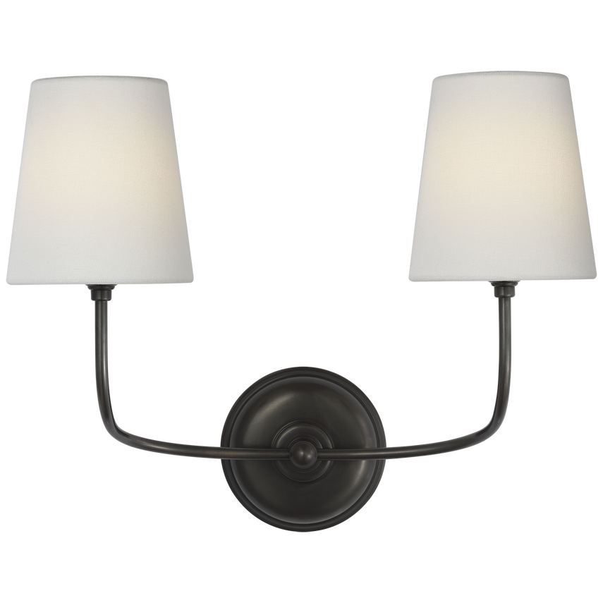 Vendome 14" Cordless Double Sconce