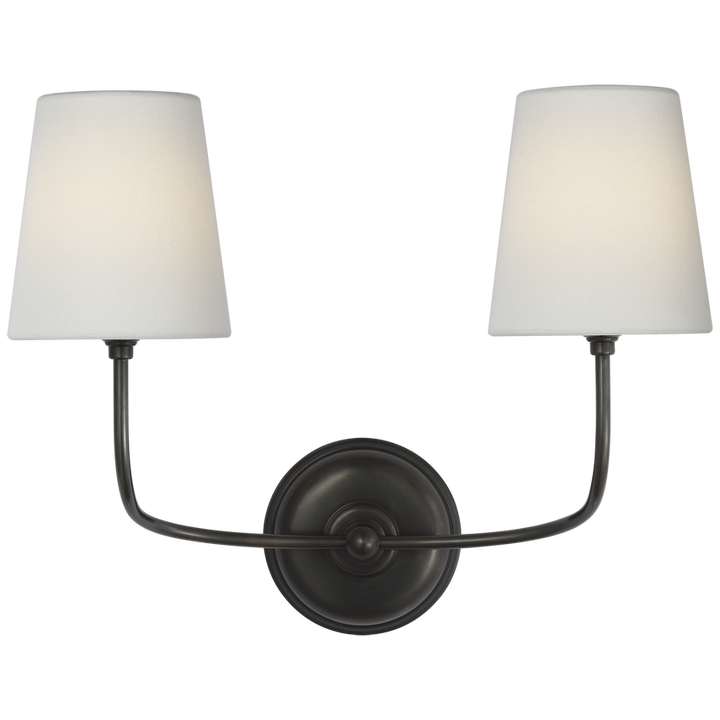 Vendome 14" Cordless Double Sconce