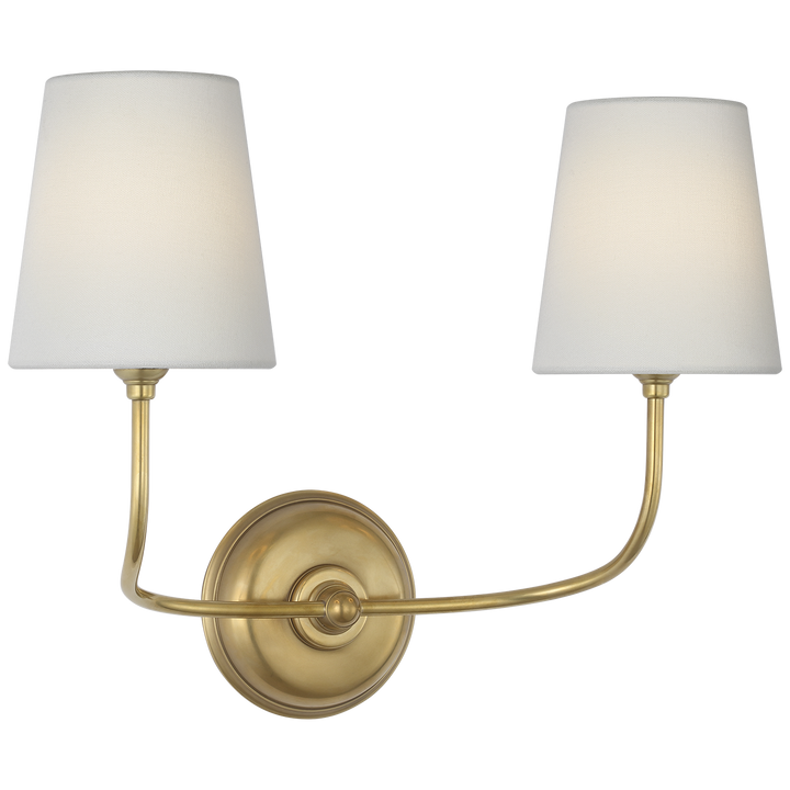 Vendome 14" Cordless Double Sconce