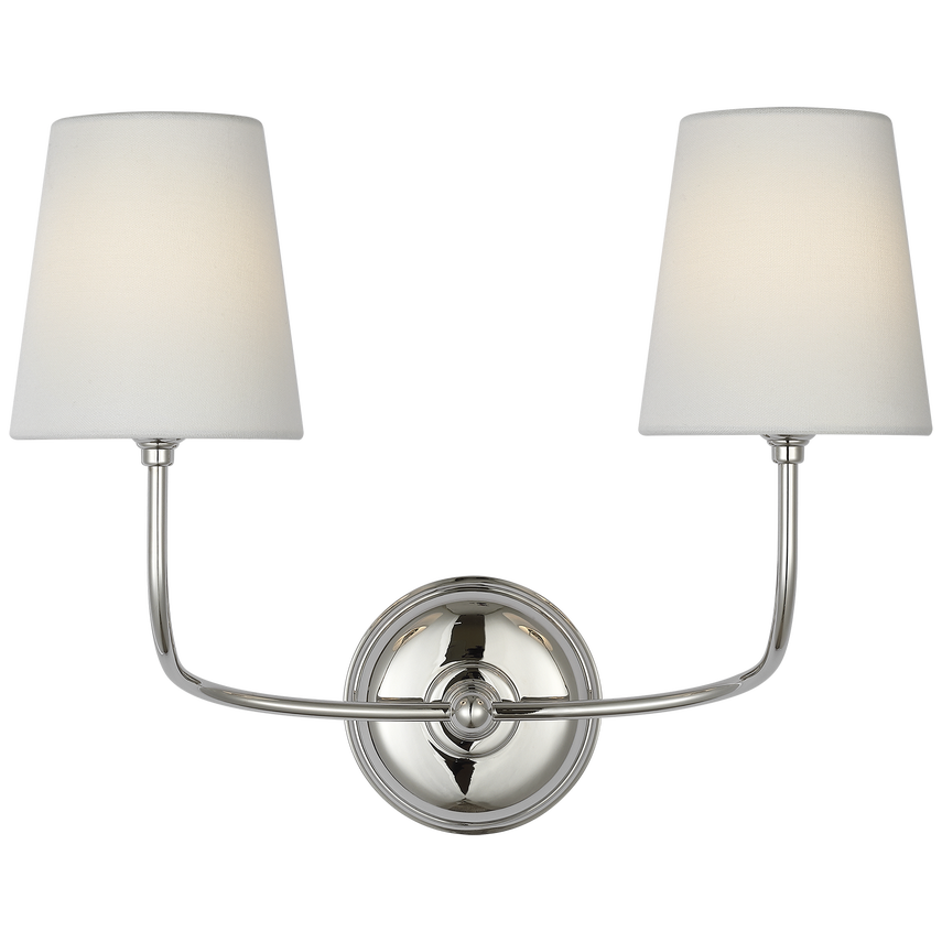 Vendome 14" Cordless Double Sconce