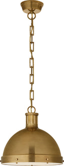 Hicks Large Pendant | Hand-Rubbed Antique Brass | Acrylic Diffuser