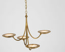 Keira Medium Chandelier | Hand-Rubbed Antique Brass