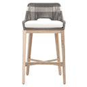 Tapestry Outdoor Barstool | Gray Teak