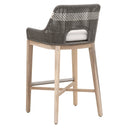 Tapestry Outdoor Barstool | Gray Teak