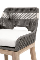 Tapestry Outdoor Barstool | Gray Teak