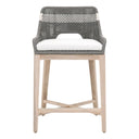 Tapestry Outdoor Counter Stool | Gray Teak