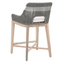 Tapestry Outdoor Counter Stool | Gray Teak