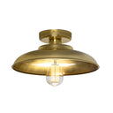 Telal Industrial Factory Flush Ceiling Light 12"