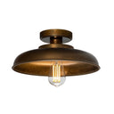 Telal Industrial Factory Flush Ceiling Light 12"