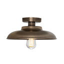 Telal Industrial Factory Flush Ceiling Light 12"