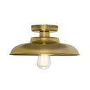 Telal Industrial Factory Flush Ceiling Light 12"