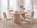 Transformer Round Set | Dining Table | Driftwood