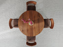 Transformer Round Set | Dining Chairs Set of 2 | Royal Walnut