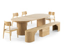 Transformer Round | Host Set | Scandinavian Oak