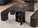 Transformer Round Set | Dining Table | Smoked Hickory