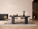 Transformer Round Set | Dining Table | Smoked Hickory