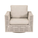 Tropez Outdoor Swivel Rocker Sofa Chair | Brown