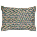 Tulsi Teal Coral Pillow