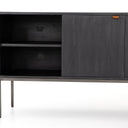 Trey Media Console - Black Wash Poplar
