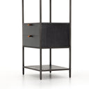 Trey Bookshelf | Black Wash Poplar