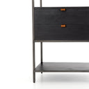 Trey Bookshelf | Black Wash Poplar