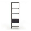 Trey Bookshelf | Black Wash Poplar