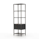 Trey Bookshelf | Black Wash Poplar