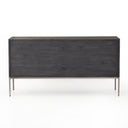Trey Modular Filing Credenza - Black Wash Poplar