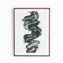 Marbled Stroke by Gold Rush Art Co. - Walnut 2.5